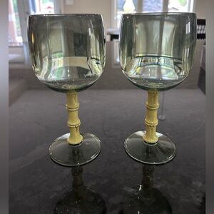 Outdoor drink glasses.